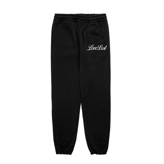 LOVE LOST SCRIPT EMBROIDERY SWEATSUIT