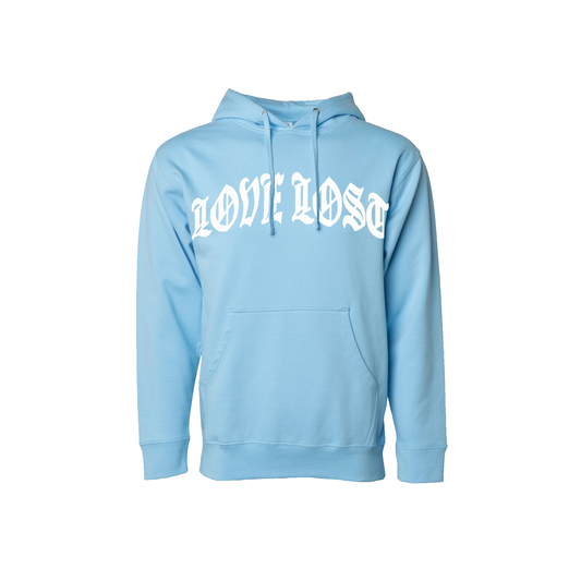 Sky Blue "Love Lost 3D Puff" Hoodie (Earth Collection)